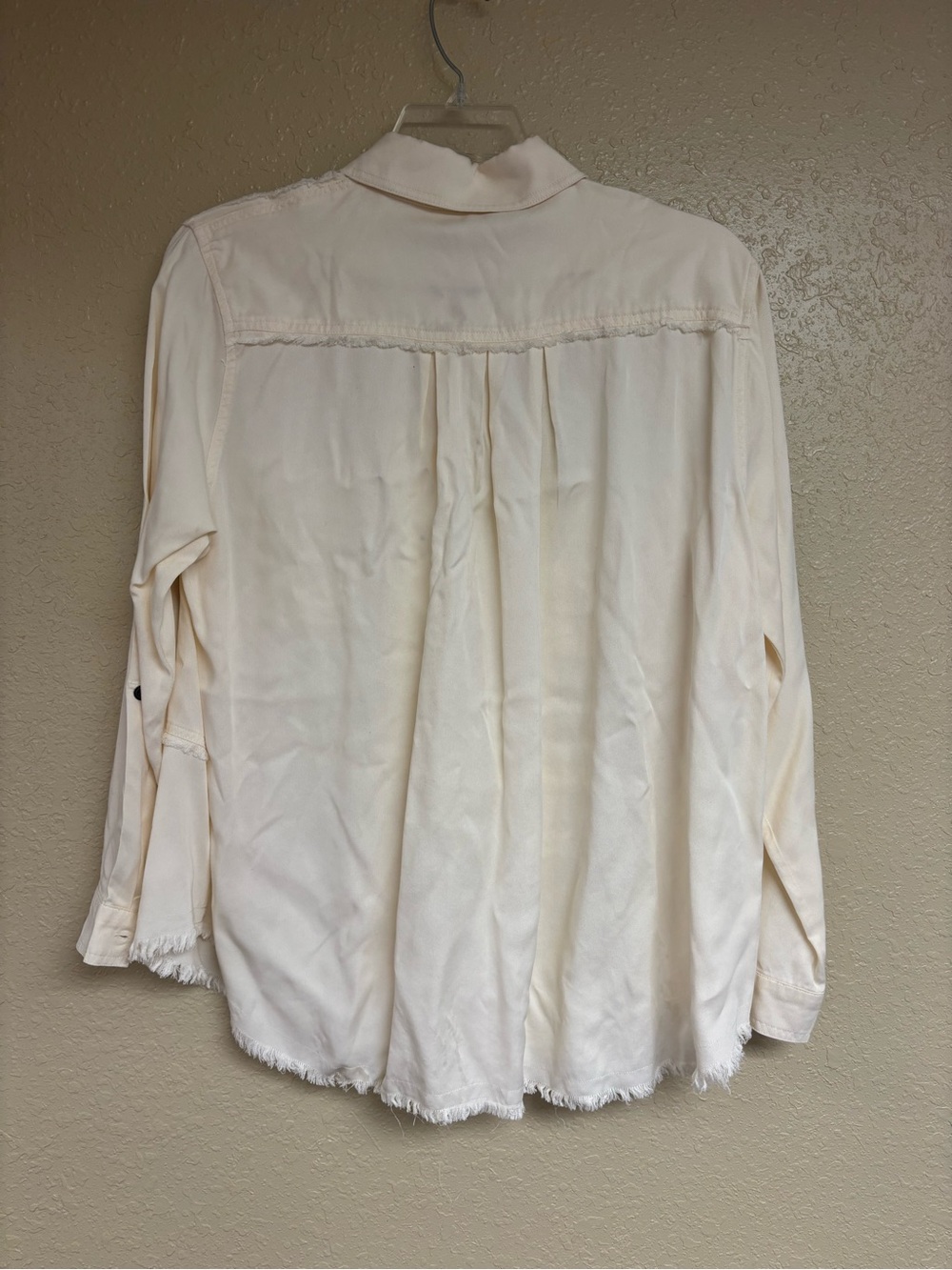 Multiples Cream Button-Up Shirt Jacket - Picture 2 of 3